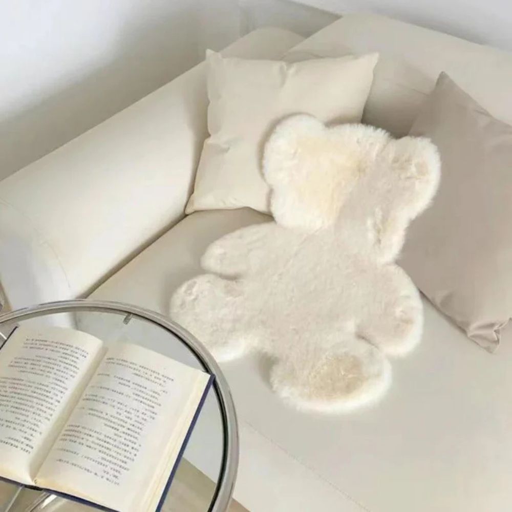 Morbido tappeto orso di peluche