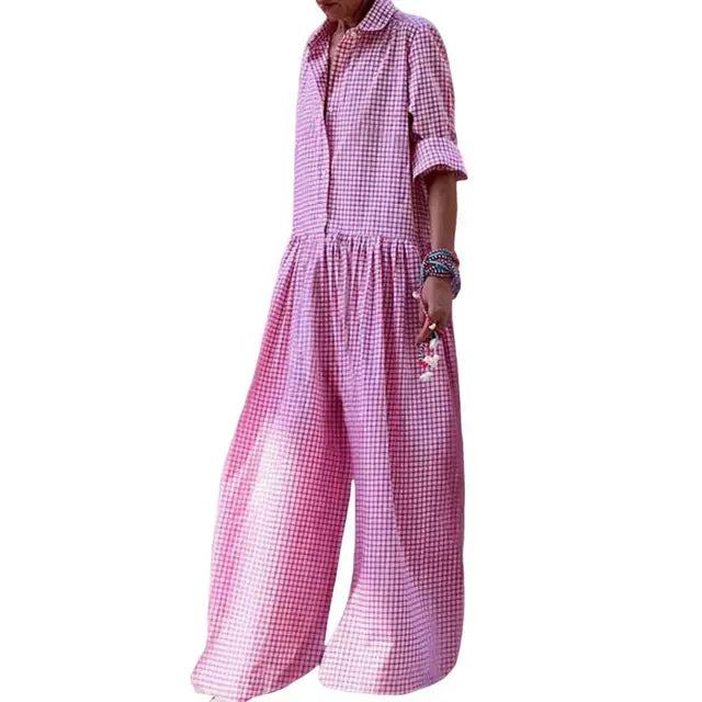 Leopard Jumpsuit by Nova for Trendy Ladies