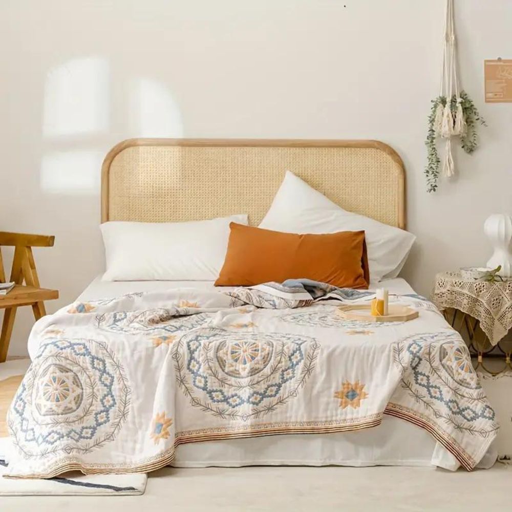 Morbida coperta in pile double face
