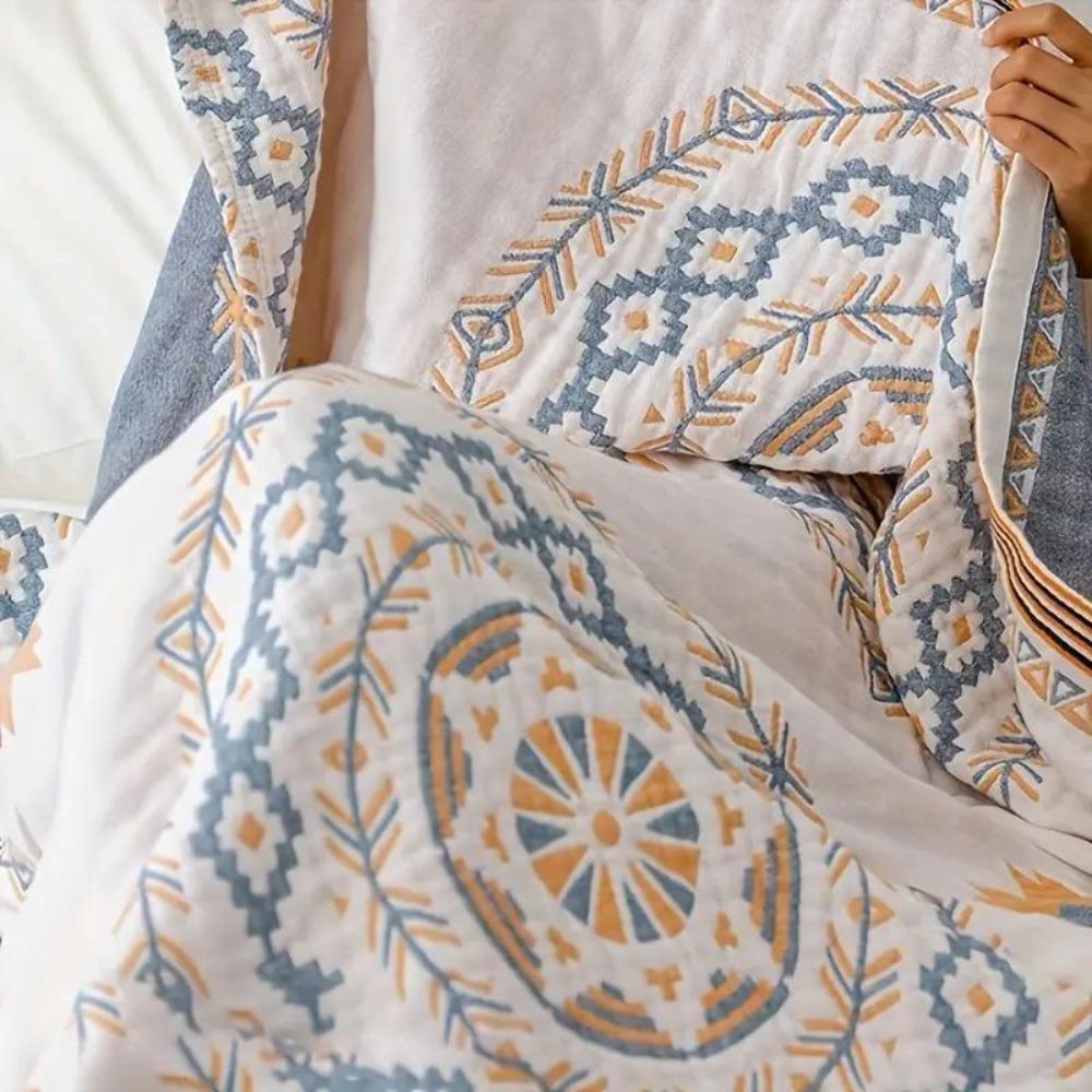 Morbida coperta in pile double face