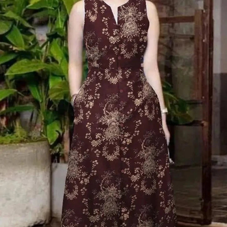 ZomerBries Vestito con Stampa Bohemien