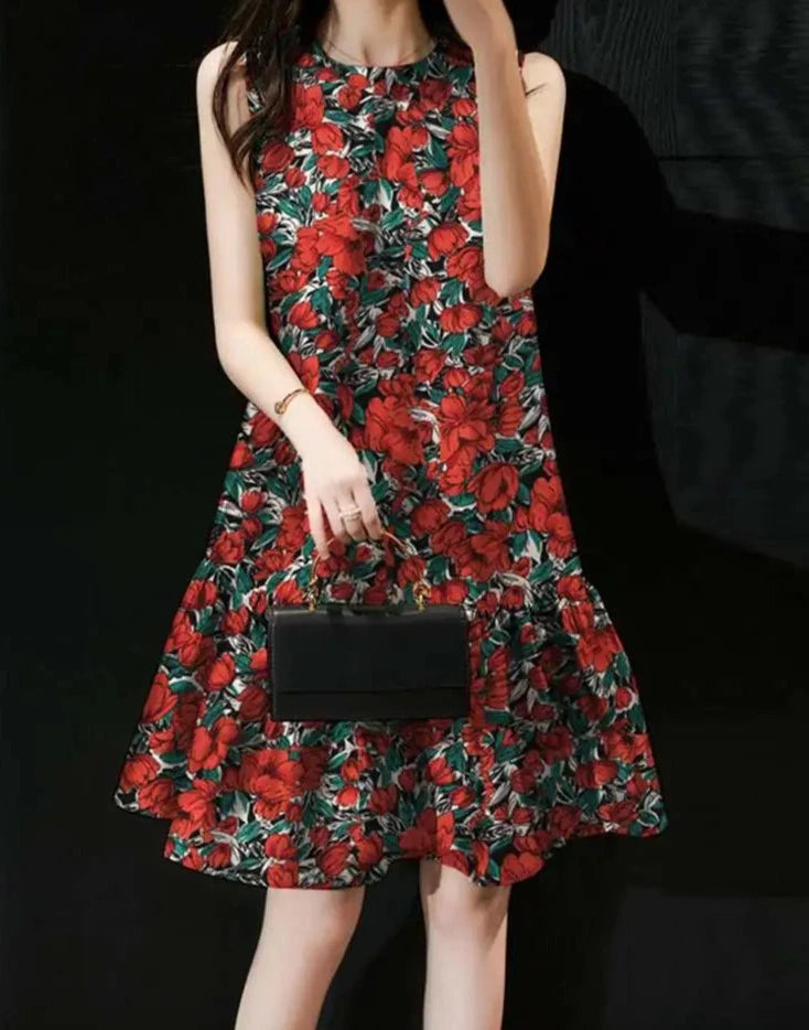 Zomerse Elegante Losse Jurk van ModeLuxe