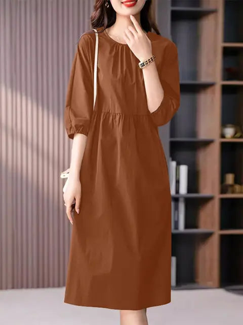 LunaFashion Elegant A-lijn Zomerjurk
