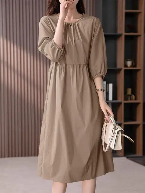 LunaFashion Elegant A-lijn Zomerjurk