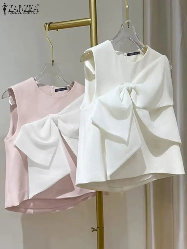 SummerGlow Top senza maniche