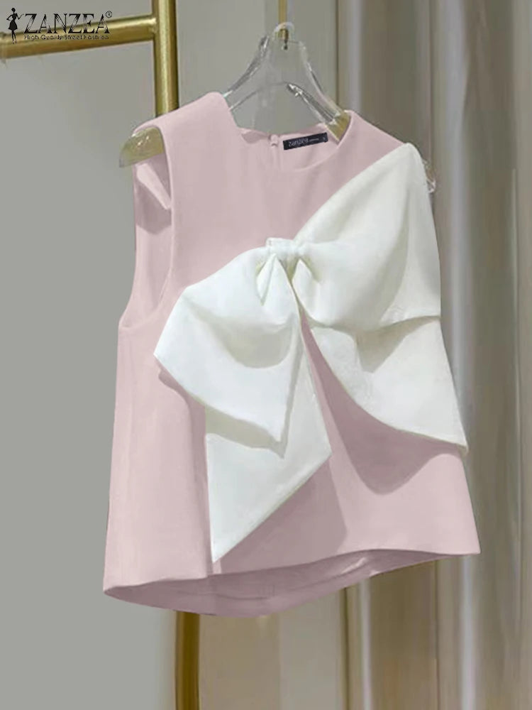 SummerGlow Top senza maniche