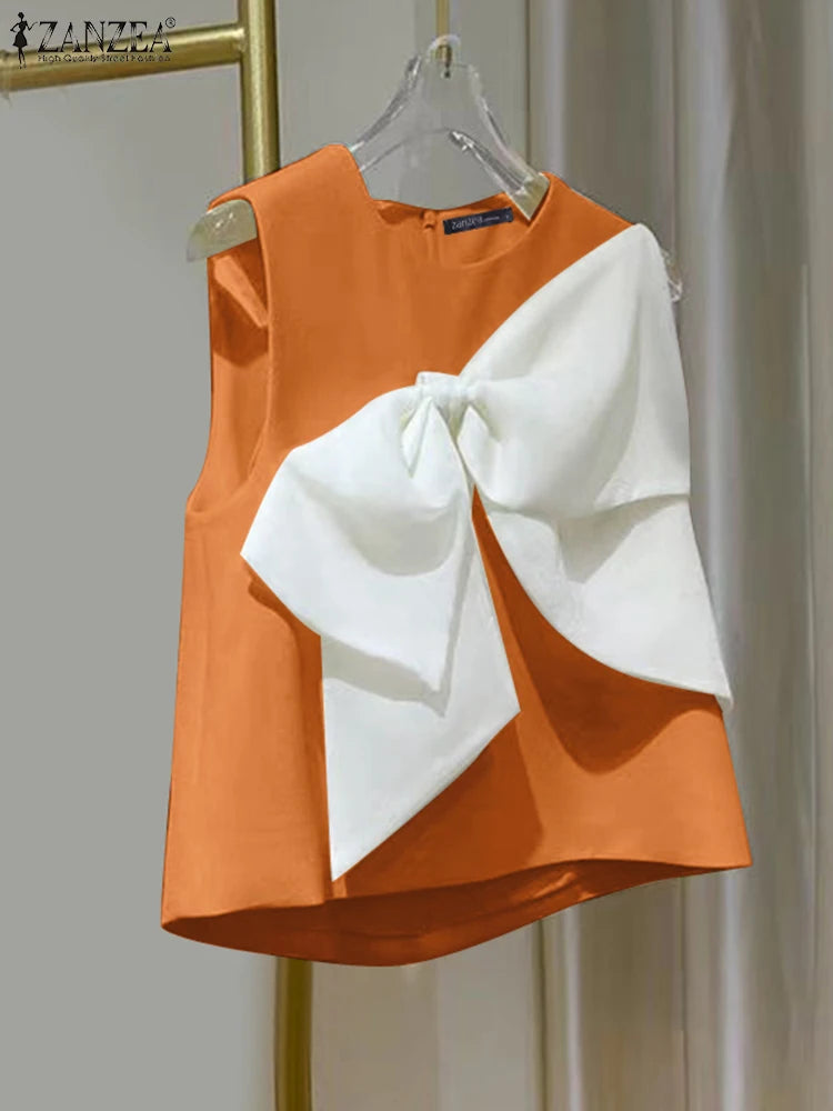 SummerGlow Top senza maniche