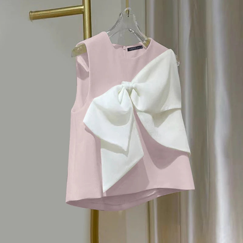 SummerGlow Top senza maniche