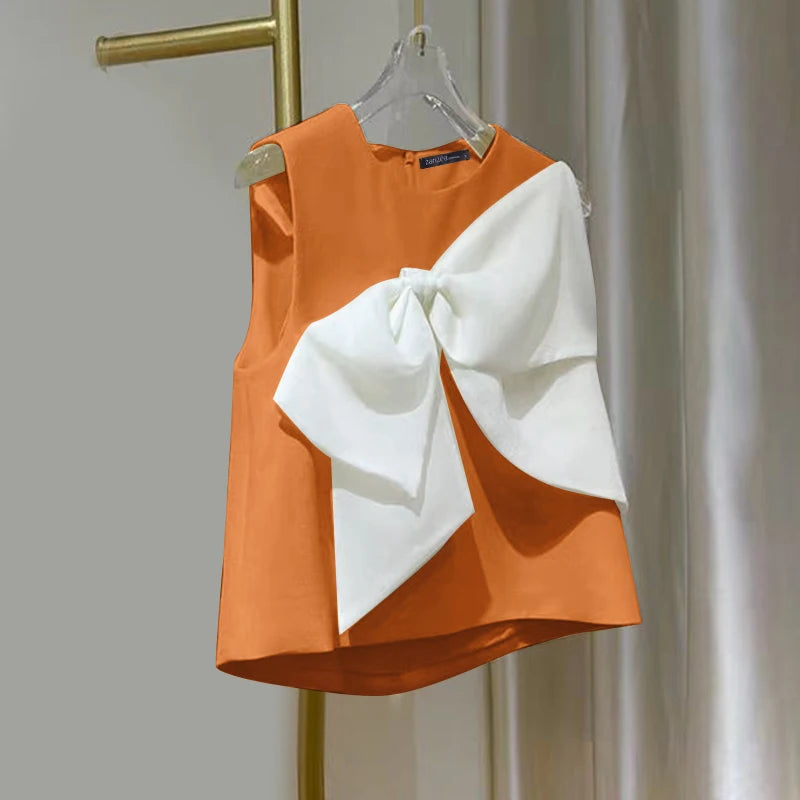 SummerGlow Top senza maniche