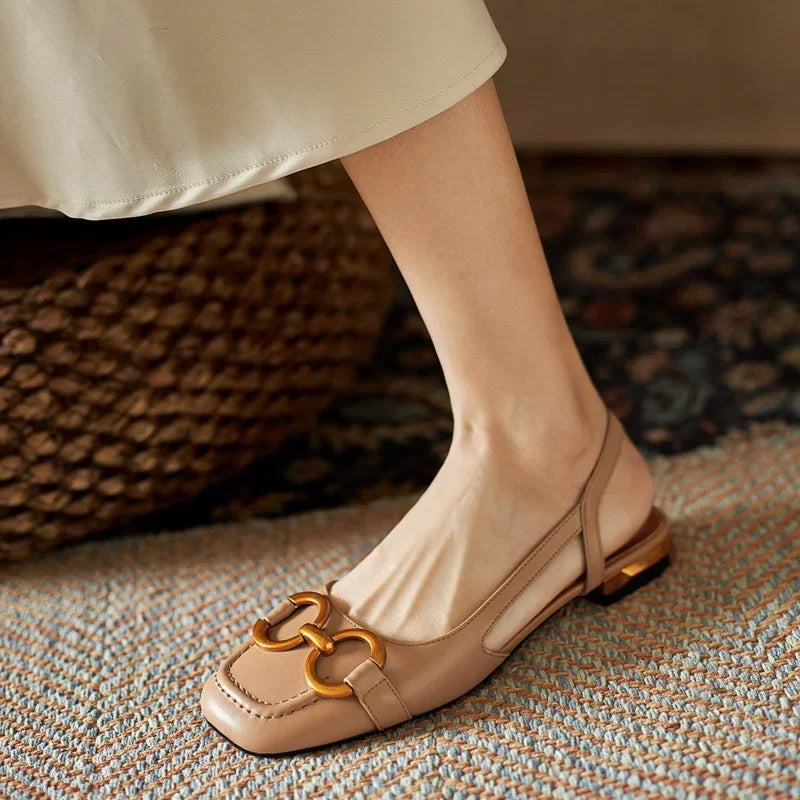 Jouele Vintage Sandalen: Moeiteloze Franse Elegantie voor Zomer