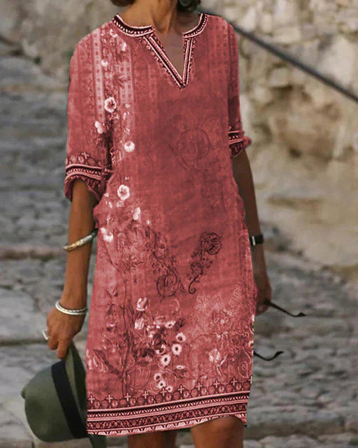 Zara | Minidress con stampa floreale retrò