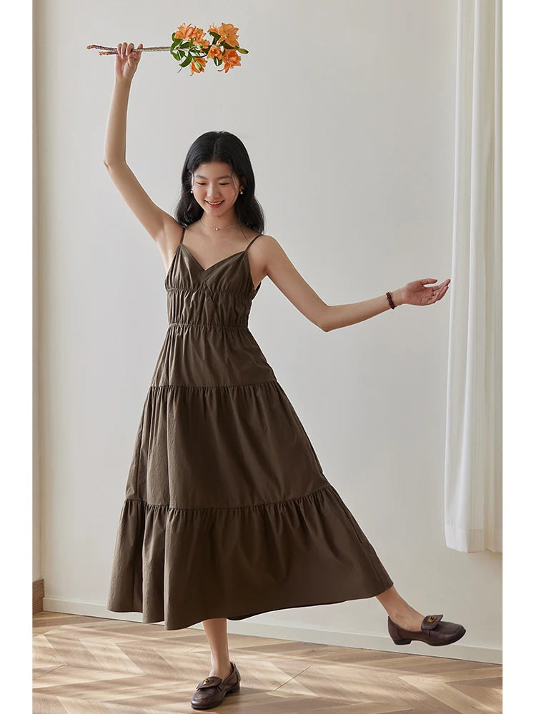 Belle Époque Fashion Anti-Rimpel Retro Zomerjurk