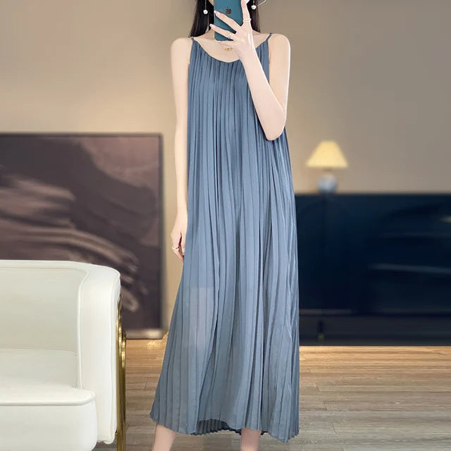 Serenity Luxe Zijden Resort Jurk 2024