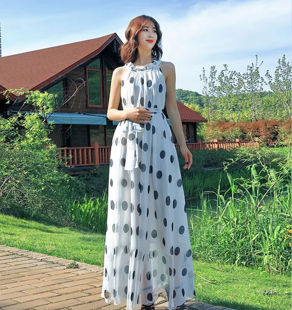 Bohemian Maxi Jurk van Bloemmotief