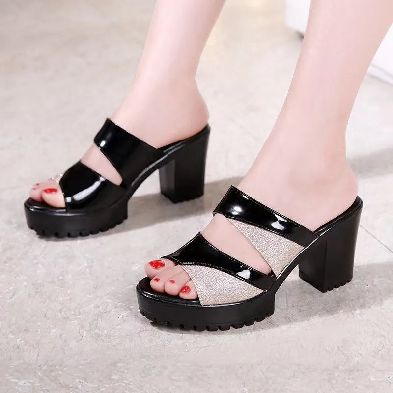 Ultimate Summer Flip-Flops with Chunky Heel
