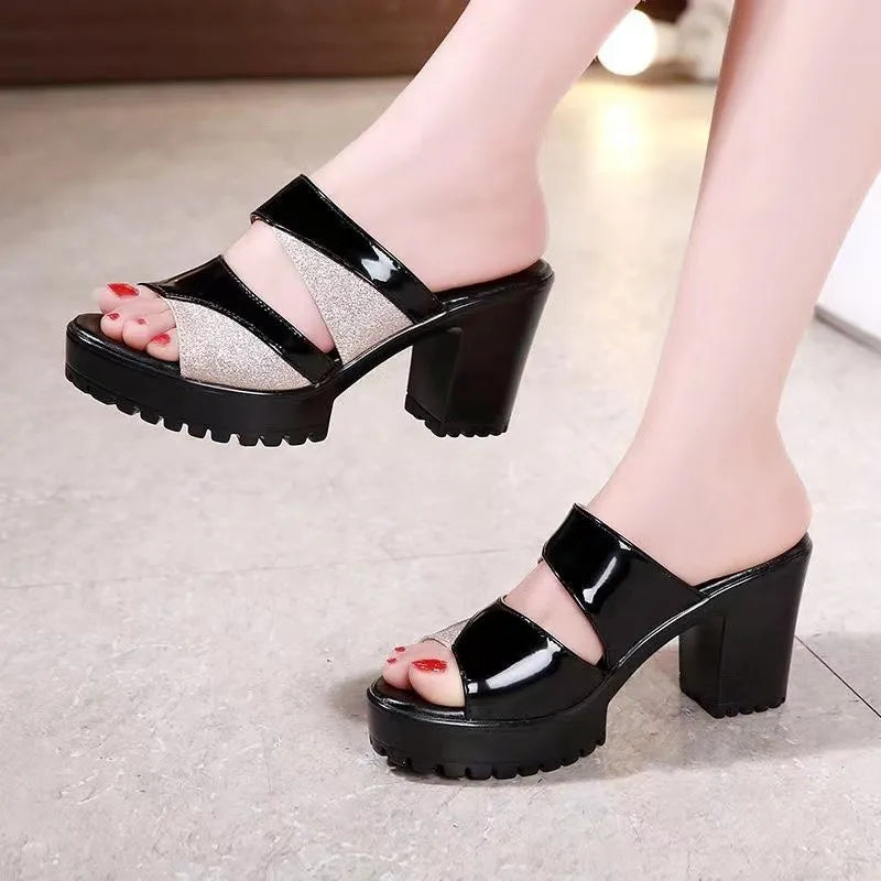 Ultimate Summer Flip-Flops with Chunky Heel