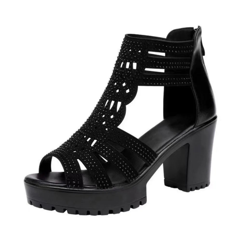 Exotische Schlangen Gladiator Sandalen