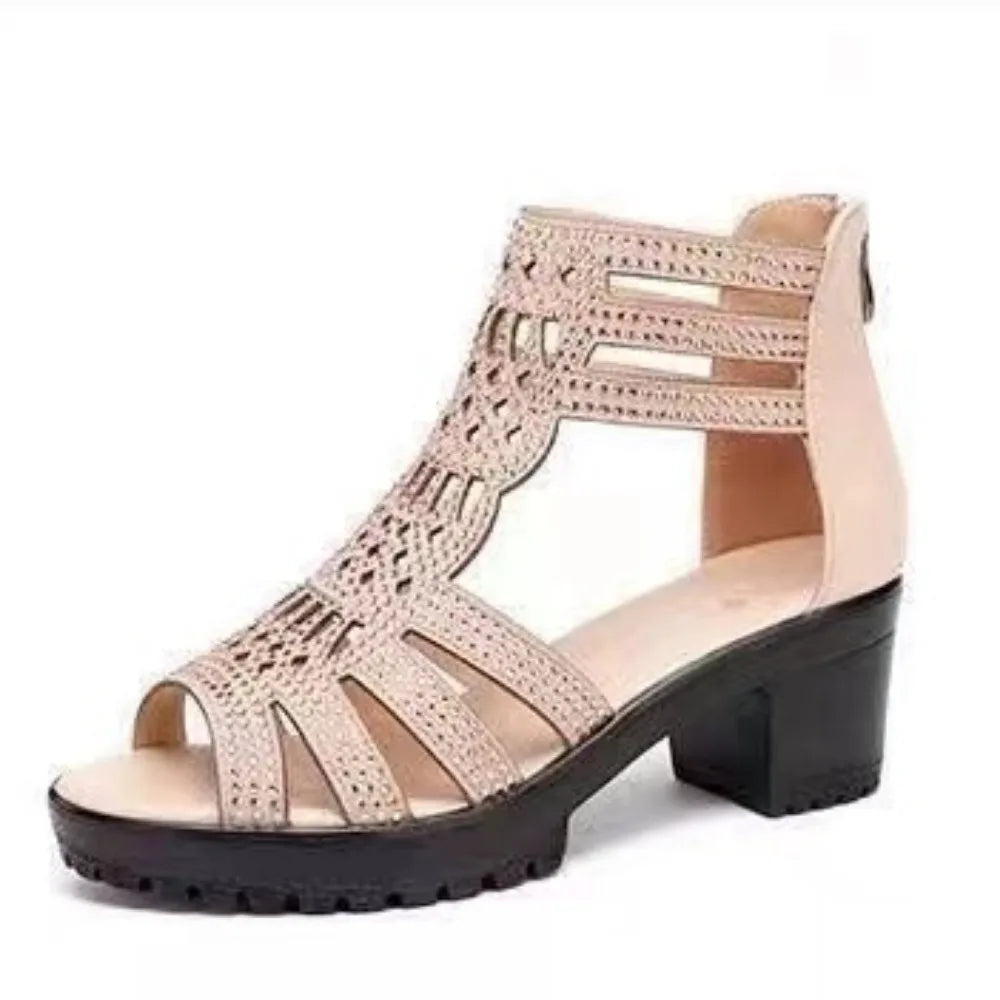 Exotische Schlangen Gladiator Sandalen