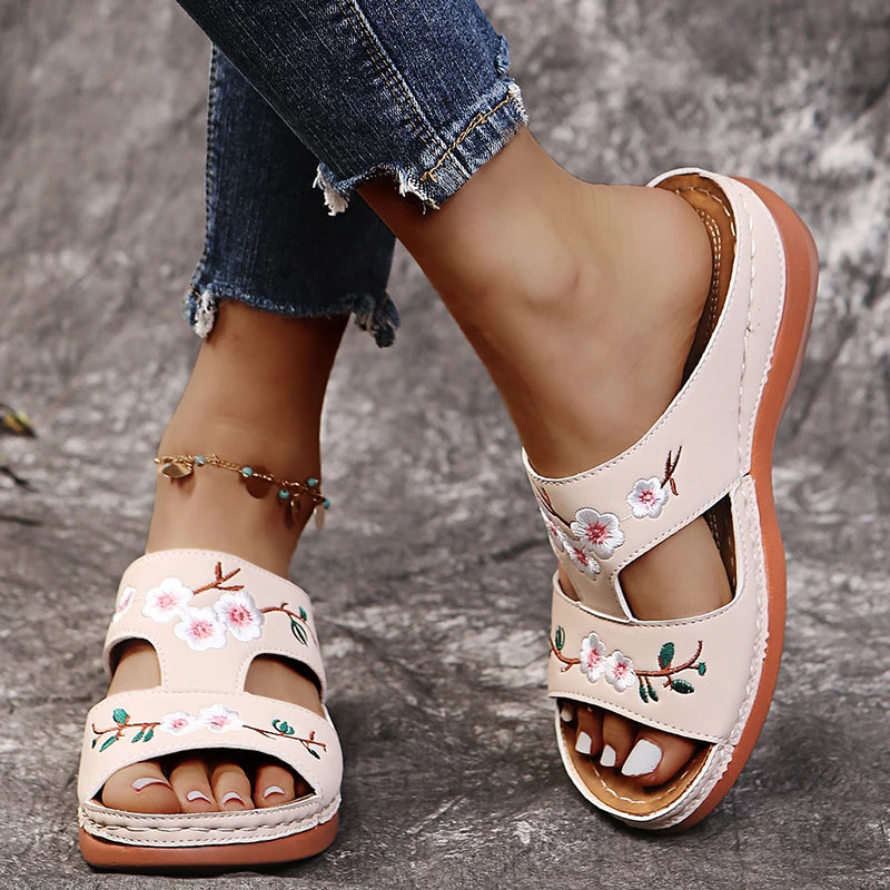 Summer Wedge Sandals LuxeLife Collection