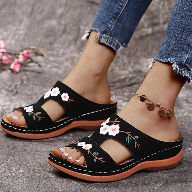 Summer Wedge Sandals LuxeLife Collection