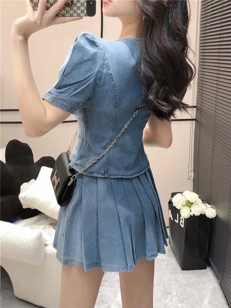 FlareFabulous Set Denim Estivo