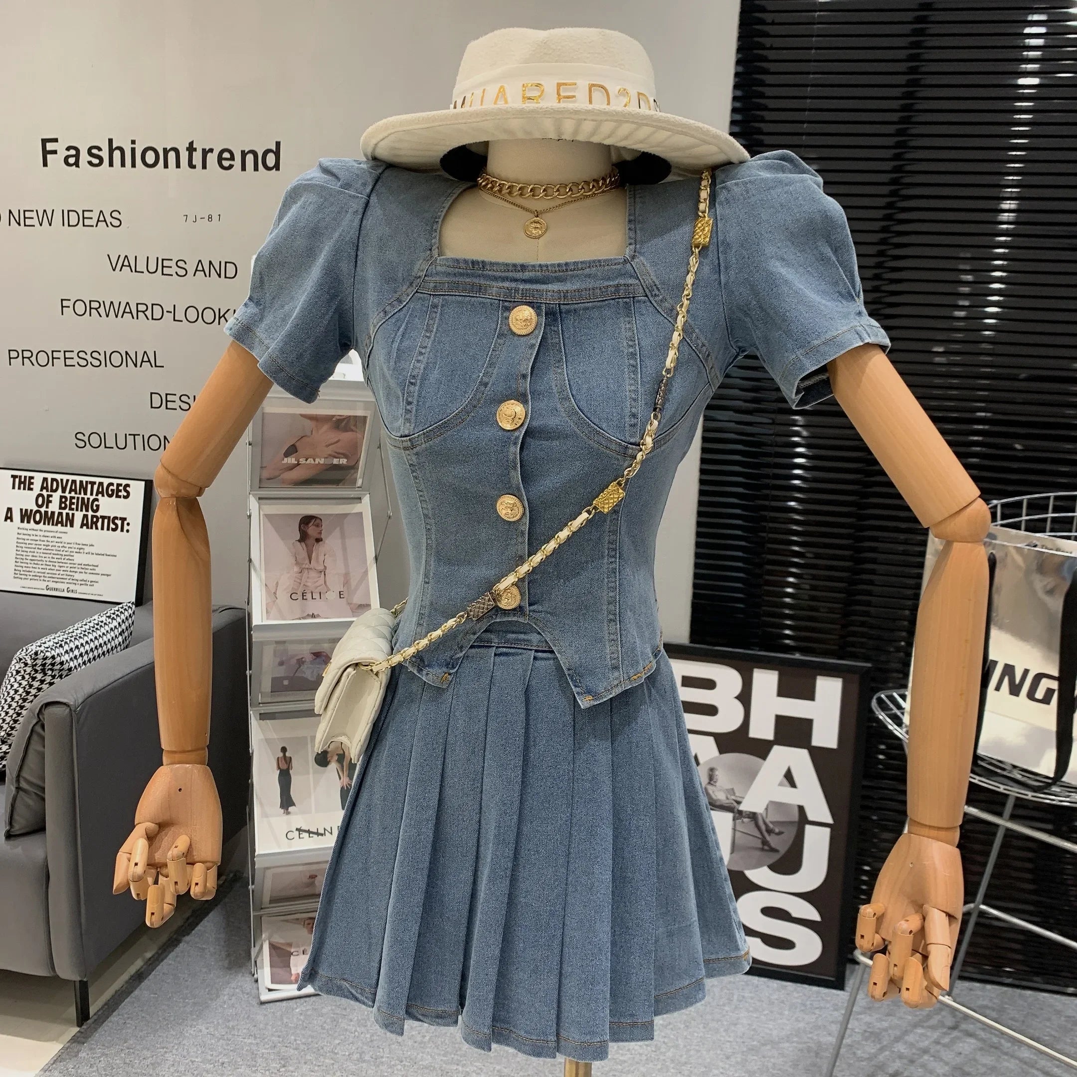 FlareFabulous Set Denim Estivo