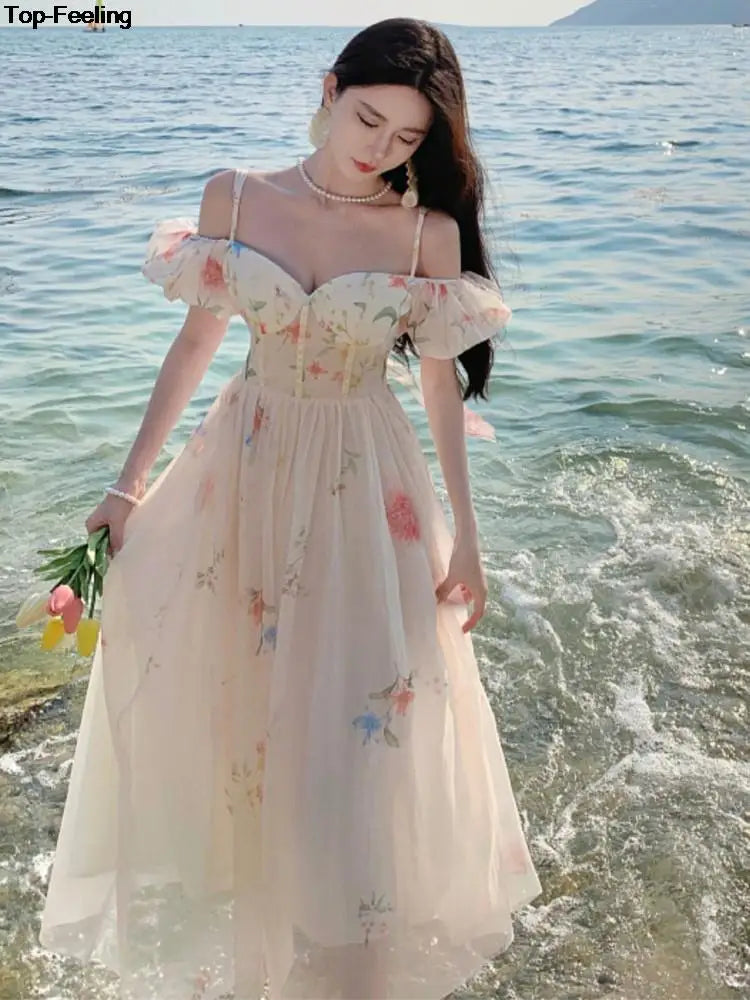 Franse Vintage Zomerjurk