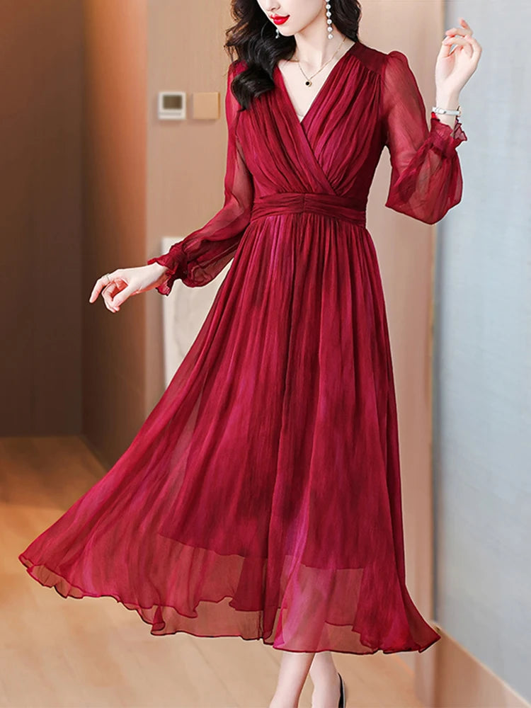 Glamouröse Mode Rotes Abschlussballkleid für den Sommer