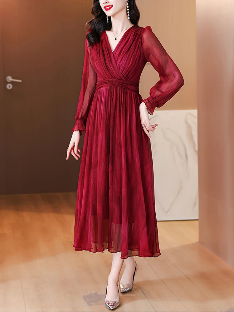 Glamouröse Mode Rotes Abschlussballkleid für den Sommer