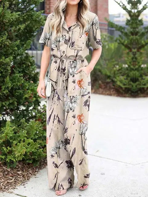 Aurora Women's Jumpsuit for Flowerful Summer Days