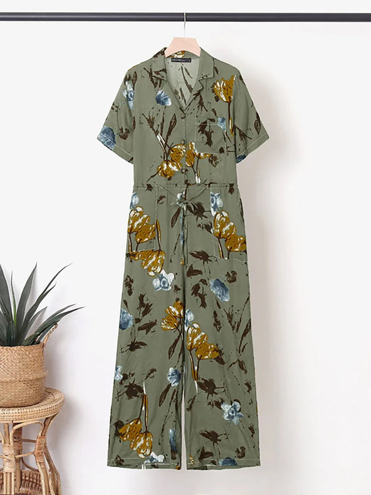 Aurora Women's Jumpsuit for Flowerful Summer Days