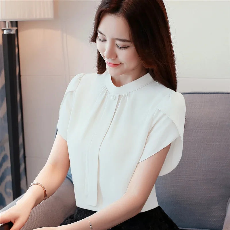 Zomerse Pracht Chiffon Dames Blouse
