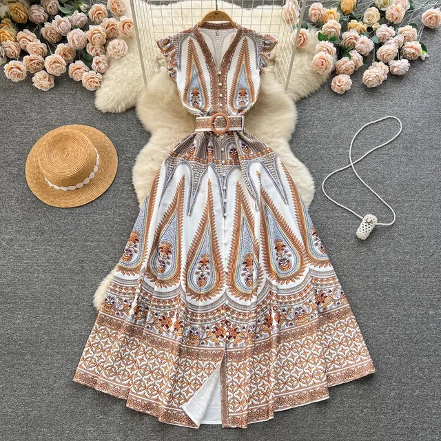ModeMagie Zomer Mode Catwalk Maxi Jurk