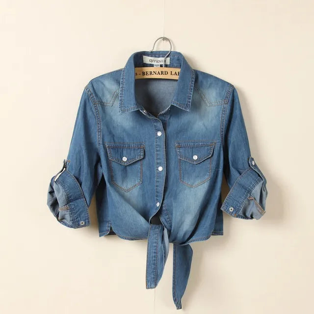Zomers Casual Denim Jasje van TrendLuxe