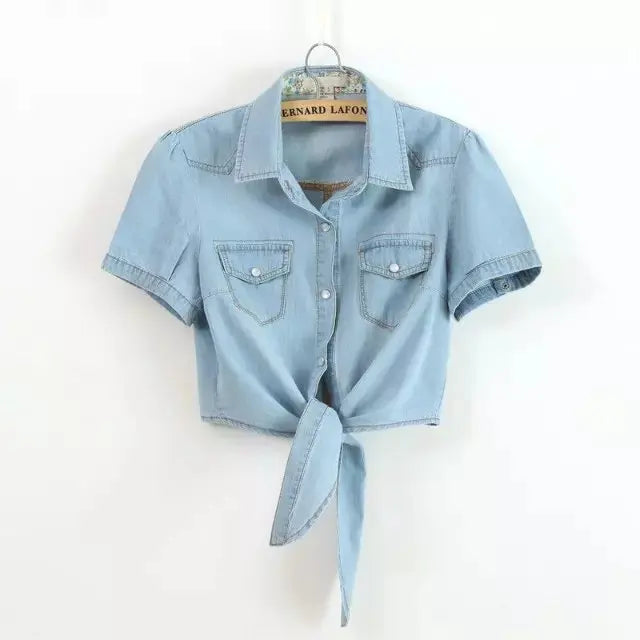 Zomers Casual Denim Jasje van TrendLuxe