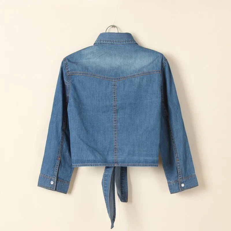 Zomers Casual Denim Jasje van TrendLuxe