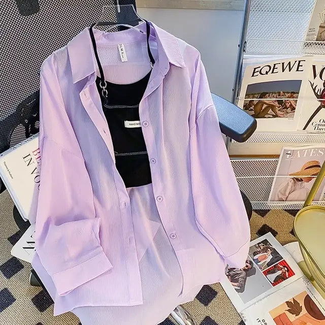 Simplicity Casual Zomerse Chiffon Cardigan