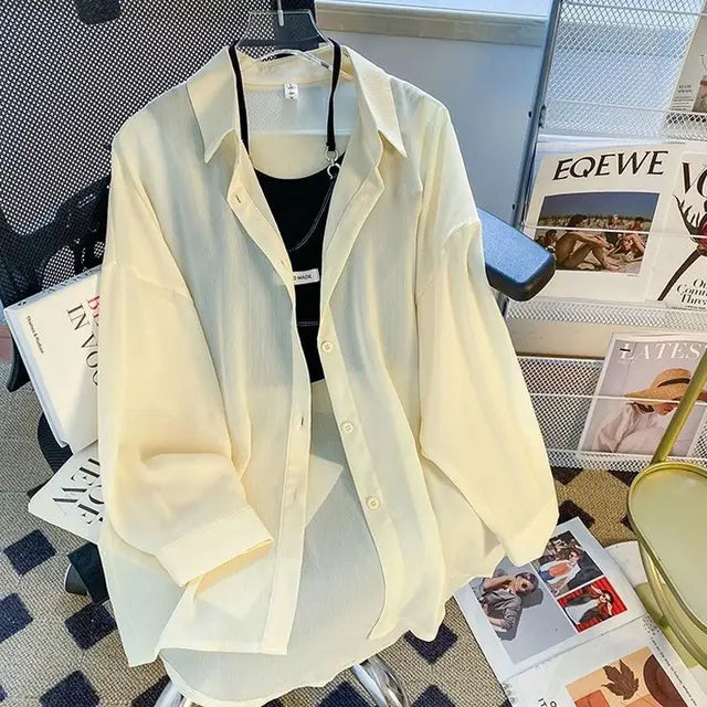 Simplicity Casual Zomerse Chiffon Cardigan