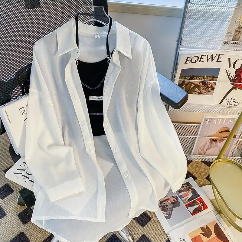 Simplicity Lässiger Sommer Chiffon Cardigan