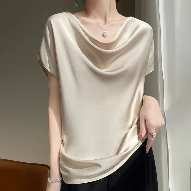 Glanzende Satijnen Zijde  Elegance Couture