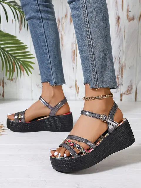 Sandali con zeppa estivi Solara Chic