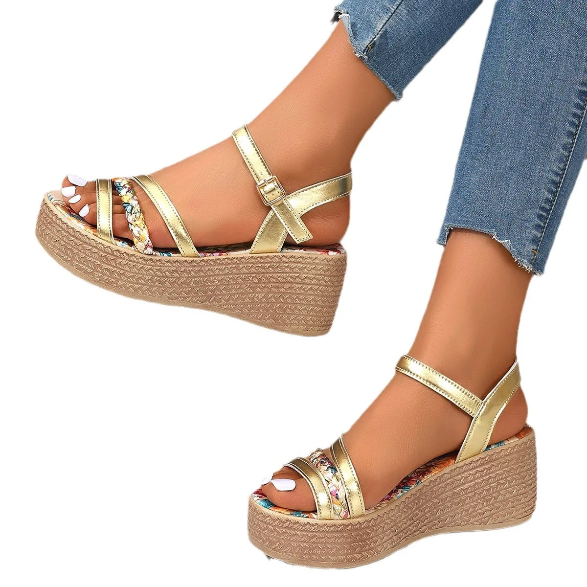 Sandali con zeppa estivi Solara Chic