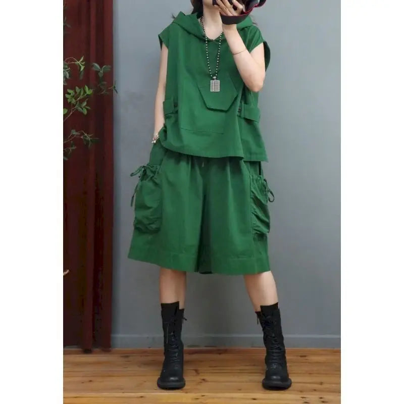 Stralende Mode  Hooded Vest Sets
