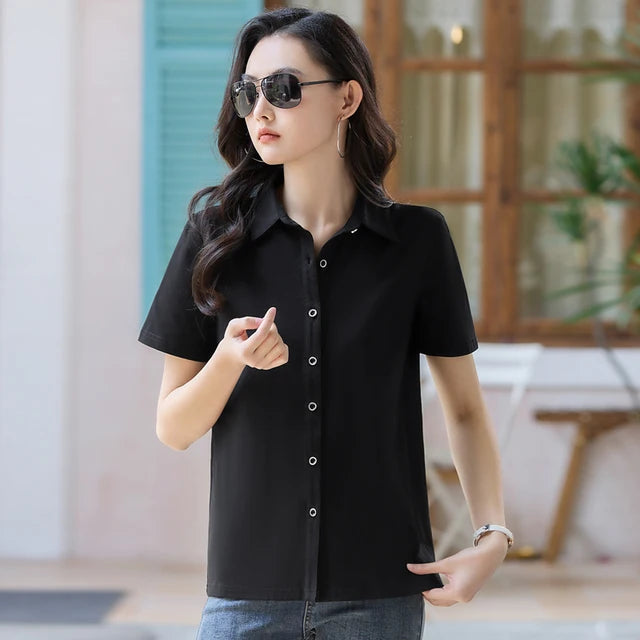 TrendyMode Zomerse Vrouw Polo Shirt