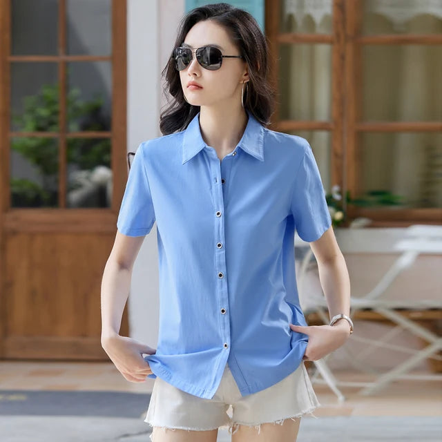 TrendyMode Zomerse Vrouw Polo Shirt