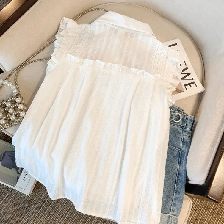 Zomerse Bries Zomerse Bries Mouwloze Blouse