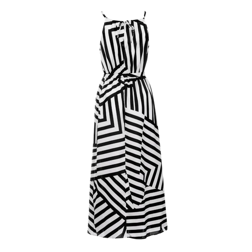 Sexy Zomer Maxi Jurk Vrouwen