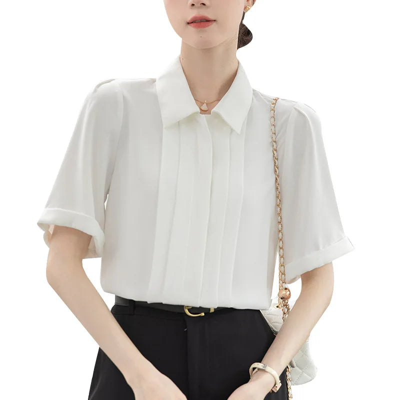 ChicCharm Camicia Estiva in Chiffon