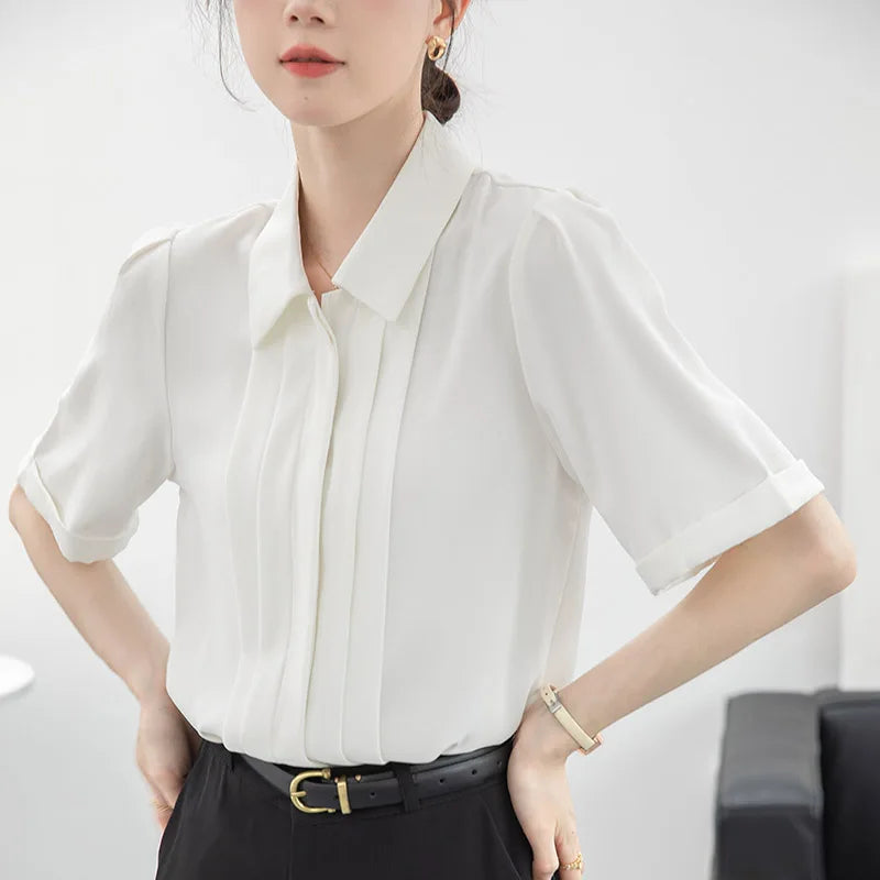 ChicCharm Camicia Estiva in Chiffon