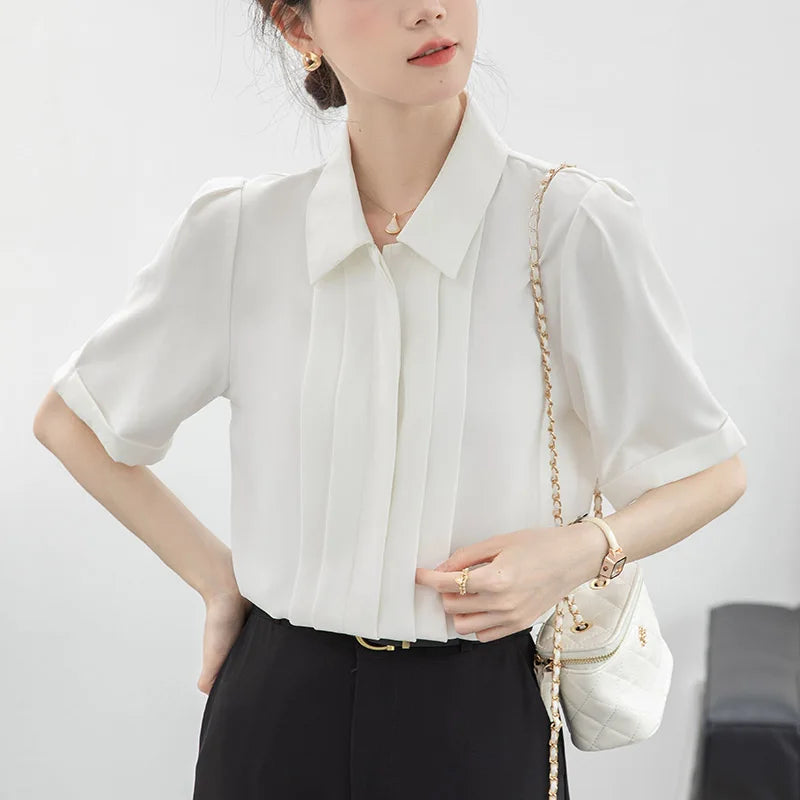 ChicCharm Camicia Estiva in Chiffon